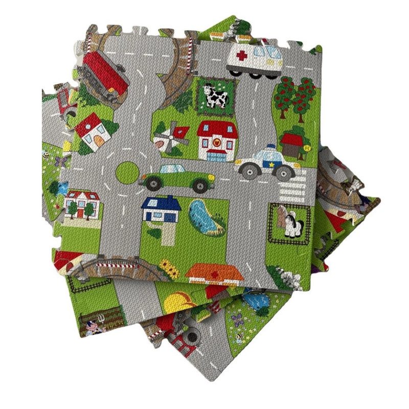 Детски пъзел килим – меки плочки 60×60 см - Image 24