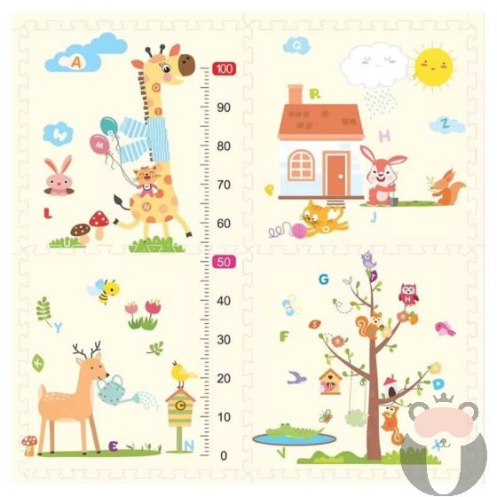 Детски пъзел килим – меки плочки 60×60 см - Image 22