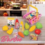 Детска пазарска кошничка с продукти
