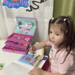 Рисувателен комплект в триетажно куфарче