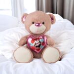 ПЛЮШЕНО МЕЧЕ С РОЗОВО СЪРЦЕ 62 СМ