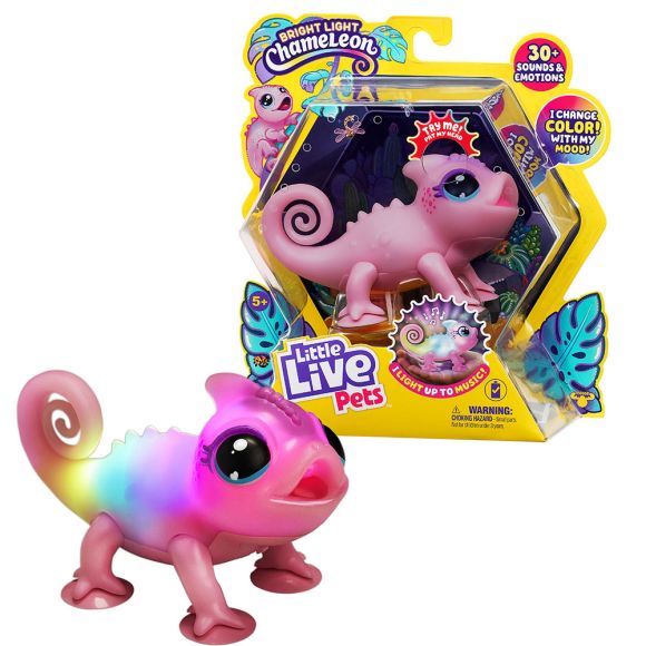MOOSE Little Live Pets – Розов интерактивен хамелеон Съни - Image 5