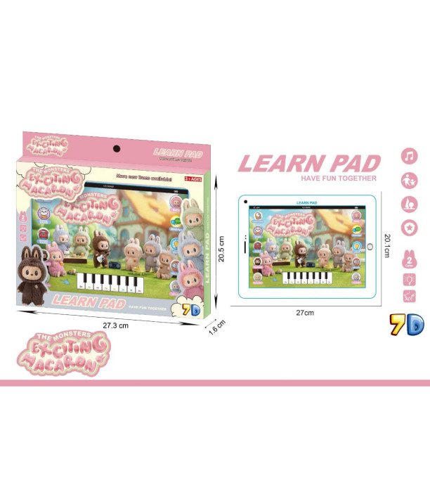 детски таблет labubu 7d learn pad розов интерактивна играчка за деца Детски таблет Labubu 7D Learn Pad – интерактивна играчка 🌈 Labubu оживява… и кани детето да играе! Ако детето ви обожава Labubu – онези сладко-пакостливи герои с големи очи и заразителни усмивки – този продукт ще е любов от първото докосване. Детски таблет Labubu 7D Learn Pad – интерактивна играчка е създаден така, че Labubu да бъде част от играта, не просто картинка. По екрана Labubu „води“ детето през звуци, мелодии и пиано, а всяко натискане е малко приключение. Розовият корпус веднага грабва вниманието, а удобният размер е идеален за детски ръчички. Това е детска играчка тип таблет, която учи чрез игра – без интернет, без сложни менюта, само радост и смях. 💖 Защо родителите избират детския таблет Labubu 7D Learn Pad Защото Labubu не е просто герой – той е емоция. С детския таблет Labubu детето: играе самостоятелно учи без да усети натиска, слуша, повтаря и най-важното – забавлява се истински Това е онзи тип играчка, която детето иска „още малко“ – а родителят е спокоен, че времето е прекарано смислено. 🎵 Какво може интерактивният таблет Labubu По снимката ясно се виждат функциите, които децата обожават: Звуци на животни – Labubu представя животинския свят Пиано клавиши – първи музикални опити Мелодии и звънене – весели, ненатрапчиви Бутон за регулиране на звука – родителски бонус Бутон за светлинка – „уау“ ефект при всяко натискане Всеки бутон е покана за игра, а Labubu прави ученето забавно, не задължително. 🎁 Подарък, който винаги уцелва Детски таблет Labubu 7D Learn Pad – интерактивна играчка е: идеален подарък за Коледа чудесна изненада за рожден ден подходящ за подарък за 1 г, 2 г, 3 г, 4 г, 5 г и 6-годишно дете сладка идея за имен ден или кръщене Под елхата? Да. За летни игри у дома или на вилата? Абсолютно. 🧠 Ползи за детето (докато си играе с Labubu) развива слух и внимание стимулира фината моторика събужда интерес към музиката учи на логика „натискам → получавам резултат“ насърчава самостоятелна игра 🔧 Технически данни Продукт: Детски таблет Labubu 7D Learn Pad – интерактивна играчка Код: 12847 EAN: 6991207145769 Марка: Learn Pad Материал: пластмаса Цвят: розов Размер: около 27 × 20 см Пол: за момичета Възраст: 1+ ⭐ Отзиви от родители ★★★★★ Анелия, София – дете на 2 г. „Това е най-харесваната ни Labubu играчка. Детето натиска пианото и се смее.“ ★★★★★ Мария, Пловдив – дете на 3 г. „Чудесен детски таблет Labubu, много подходящ за подарък.“ ★★★★★ Ивелина, с. Труд – дете на 4 г. „Labubu е любим герой, а този таблет е страхотна изненада.“ 🛒 Защо да поръчате от Онлайн магазин Мама&Бебе Онлайн магазин Мама&Бебе предлага подбрани детски играчки, образователни продукти и подаръци за Коледа, рожден ден и специални поводи. 🛍️ Купи лесно и бързо от 👉 https://shopmamabebe.eu/ 📦 Доставка с Еконт: https://www.econt.com 📞 Обадете се на 0896944003 📘 Facebook: https://www.facebook.com/mamaandbabystore 👇 Добави в количката – Labubu вече чака да започне играта! Героите Labubu, създадени от световноизвестния артист Kasing Lung, не са просто сладки образи – те носят емоция, въображение и история. Labubu е онзи герой, който едновременно е палав, мил и магичен, затова децата го разпознават веднага и се привързват към него. Именно затова детски таблет Labubu 7D Learn Pad – интерактивна играчка не е случаен избор, а продукт, който работи на емоционално ниво. Но какво означава 7D при детските играчки? При Labubu 7D говорим за многосетивно преживяване – звук, светлина, музика, движение на пръстите, реакция при натискане, визуално възприятие и емоционална връзка с героя. Детето не просто гледа Labubu, а взаимодейства с него – натиска пианото, чува звуци на животни, регулира силата на звука, включва светлинката и открива нови мелодии. Това превръща играта в истинско преживяване, което задържа вниманието и стимулира развитието. Родителите, които търсят къде да купя детски таблет Labubu онлайн, всъщност търсят не просто играчка, а образователна интерактивна играчка, която да е подходяща за подарък за 1 г, 2 г, 3 г, 4 г, 5 г или 6-годишно дете. Именно затова детският таблет Labubu 7D Learn Pad е толкова търсен като коледен подарък за дете, подарък за рожден ден, имен ден или изненада под елхата. Комбинацията от герой Labubu, концепцията 7D обучение чрез игра и практичните функции прави този модел отличен избор за родители, които търсят детски играчки онлайн с реална стойност, забавление и развитие в едно Благодарим Ви, че избирате Онлайн магазин Мама&Бебе! Ние изпращаме много пратки всеки ден и се гордеем, че сме доверен магазин за детски играчки ❤️