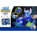 Играчка кола Stitch с LED светлини и спрей ефект