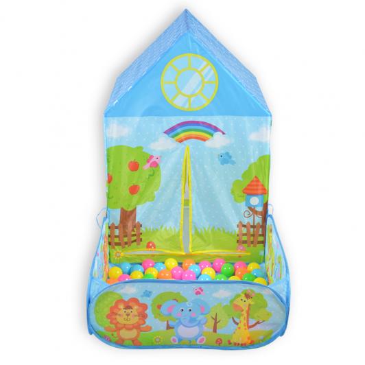 Палатка къща с басейн за игра с 50 бр топки - Image 3