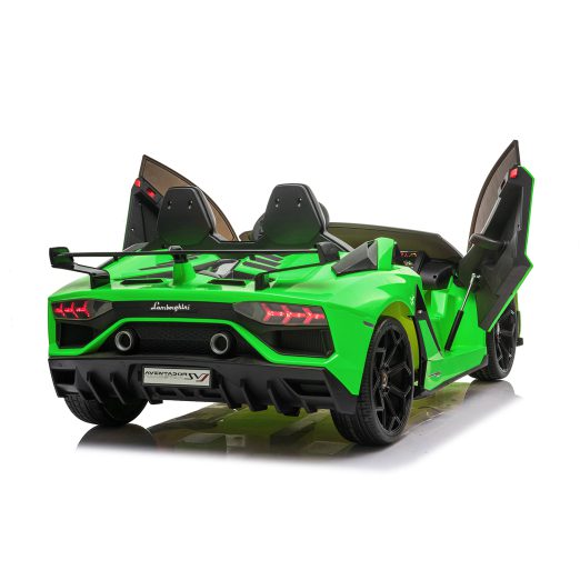Lamborghini Aventador SVJ Green - Акумулаторна Кола за Деца - Image 4