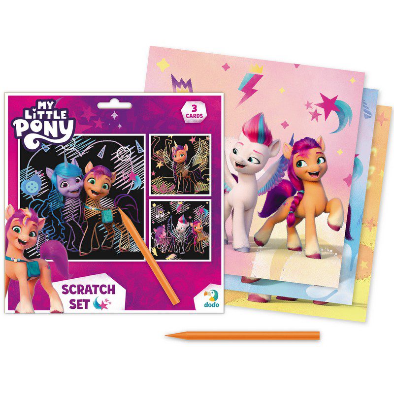 My Little Pony скреч комплект – творческа игра за деца - Image 2
