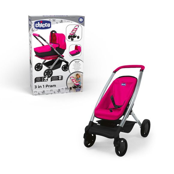 CHICCO Количка за кукли 3в1 розова – перфектната играчка за всяка малка дама CHICCO Количка за кукли 3-в-1 розова е иновативна, стилна и многофункционална количка, създадена да направи всяка детска игра незабравима. С нейния мултифункционален дизайн тя е не просто играчка, а вдъхновение за безкрайни приключения. Какво представлява CHICCO Количка за кукли 3в1 розова ? CHICCO Количка за кукли 3в1 розова е проектирана да осигури на децата разнообразие от възможности за игра. Ето какво я прави специална: Мултифункционалност: Лесно се трансформира в люлка, класическа количка и количка с лице напред. Регулируема височина: Дръжката може да се настройва от 50.5 см до 65 см, което я прави удобна за деца от различни възрасти. Подходяща за кукли: Може да побере кукли до 43 см (куклата не е включена). Компактни размери: 65 см x 38 см x 52 см – идеална за носене и съхранение. Защо да изберете CHICCO Количка за кукли 3-в-1 розова? Модерен и практичен дизайн: С розовия си цвят и изискан вид, количката впечатлява всяко дете. Мултифункционалност: Позволява различни сценарии на игра – люлка, разходка или динамична количка с лице напред. Удобство за децата: Лека, лесна за бутане и управление, проектирана за малките ръчички. Насърчава креативността и емпатията: Подпомага ролевите игри и развива социални умения. Качество от CHICCO: Марката е символ на безопасност и дълготрайност. Ползи от CHICCO Количка за кукли 3-в-1 розова Развиване на въображението: Децата могат да пресъздават сцени от ежедневието, като се грижат за своите „бебета“. Развитие на социални умения: Играта учи децата на отговорност и грижа. Лесно управление: Леката конструкция и регулируемата височина правят количката удобна за малките. Отзиви от доволни клиенти ⭐⭐⭐⭐⭐ Мария Иванова, гр. София: „Дъщеря ми е очарована от тази количка! Много е удобна и красива.“ ⭐⭐⭐⭐ Иван Георгиев, гр. Варна: „CHICCO никога не разочарова. Тази количка е идеална за малките игри на нашето дете.“ ⭐⭐⭐⭐⭐ Силвия Димитрова, с. Раковски: „Перфектен подарък за Коледа! Количката е качествена и многофункционална.“ Как да поръчате? Марка: CHICCO Баркод: 5050842403311 Телефон за връзка: 📞 0896944003 Последвайте ни във Facebook: 👉 Мама и Бебе Facebook страница Вижте още аксесоари и колички за кукли тук: 👉 Аксесоари за кукли 🎁 Подобрете игрите на вашето дете с CHICCO Количка за кукли 3-в-1 розова!