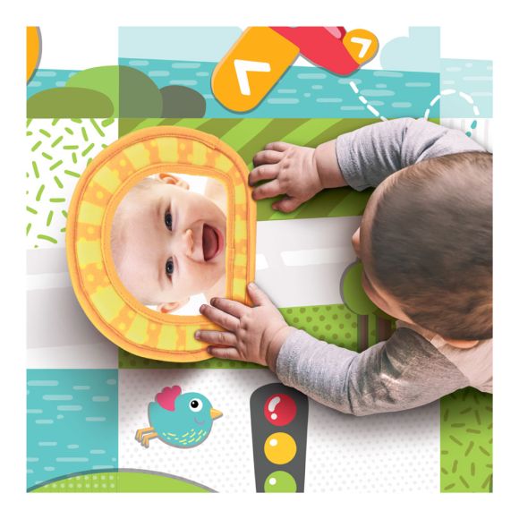 Какво представлява WINFUN Бебешки игрален килим Snuggle Pals? Този изключително голям игрален килим (143 х 88 см) е специално проектиран, за да съпровожда вашето бебе през първите месеци и години на неговото развитие. От времето по гръб и корем до първите седящи и пълзящи моменти, килимът предлага удобство, забавление и сигурност. Основни характеристики: Три различни начина за игра: По гръб: Родителите могат да се присъединят към бебето и да играят заедно. По корем: Мекото килимче включва огледало със стойка, което стимулира любопитството и удължава времето на корема. Седяща и пълзяща игра: Голямата площ осигурява безопасна зона за движение. Разнообразни активни предмети: Плюшен горски приятел с щипка за закачане. Огледало за визуална стимулация. Ярки и цветни шарки с животни, които задържат вниманието. Защо вашето дете ще го обикне? Мека и комфортна повърхност: Идеална за чувствителната кожа на бебето, килимът осигурява удобство по време на игра. Стимулиране на сетивата: Ярките цветове, различните текстури и огледалото развиват зрението, тактилното усещане и любопитството. Безопасна зона за игра: Изработен от висококачествени материали, които са напълно безопасни за бебета. Идеален за родителите: Големият размер позволява и на родителите да се присъединят към играта, укрепвайки връзката с бебето. Технически данни: Марка: WinFun Модел номер: 710015 Баркод: 4895038549098 Размер: 143 х 88 см Тегло на кашон: 7.72 кг Номенклатурен номер: 1011350 Подходяща възраст: От 0+ месеца Пол: За момчета и момичета Предимства на WINFUN Бебешки игрален килим Snuggle Pals: Подпомага развитието на бебето: Насърчава времето по корем и укрепва мускулатурата. Развива зрителното и тактилното усещане чрез огледалото и текстурите. Задържа вниманието: Интерактивните елементи стимулират любопитството и развиват координацията ръка-око. Удобство и безопасност: Голямата площ предлага достатъчно пространство за безопасно движение и игра. Подходящ за всички етапи: Перфектен за новородени, за бебета, които се учат да сядат, и за пълзящи малчугани. Как да поръчате? 🛒 Поръчайте сега и осигурете на вашето бебе идеалното място за игра и развитие: 🌐 shopmamabebe.eu 📞 Телефон за връзка: 0896944003 📌 Последвайте ни за още страхотни предложения: Mama & Baby Store Отзиви от клиенти ⭐⭐⭐⭐⭐ Иванка Димитрова: "Това е най-доброто килимче, което съм купувала! Бебето ми обожава времето по корем." Георги Петров: "Голям размер, много удобен и с интересни активности за малките. Препоръчвам!" Мария Иванова: "Плюшените играчки и огледалото са хит! Бебето ми се забавлява с часове." WINFUN игрален килим Snuggle Pals, бебешки игрален килим, килим за бебета, меко килимче за игра, активен килим за новородени, голям игрален килим за бебета, WinFun бебешки аксесоари. 👉 Подарете на вашето бебе идеалното място за развитие и забавление – поръчайте WINFUN Бебешки игрален килим Snuggle Pals сега! ще страхотни играчки от WINFUN! 🎉 Разгледайте нашата селекция от иновативни и забавни играчки WINFUN, създадени с грижа за безопасността и развитието на вашето дете! 🍼✨ 🌟 Открийте разнообразие от продукти: ✅ Музикални и интерактивни играчки. ✅ Играчки за стимулиране на сетивата и координацията. ✅ Перфектни подаръци за деца на различни възрасти. 👉 Вижте всички предложения тук: Играчки WINFUN 📌 Не забравяйте да следите нашия Facebook за нови продукти и промоции: Mama & Baby Store 📞 Телефон за връзка: 0896944003 🎁 Подари радост и смях с играчките WINFUN!