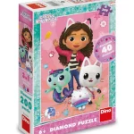 ДЕТСКИ ПЪЗЕЛ GABBY'S DOLLHOUSE 200 ЧАСТИ ДИАМАНТ