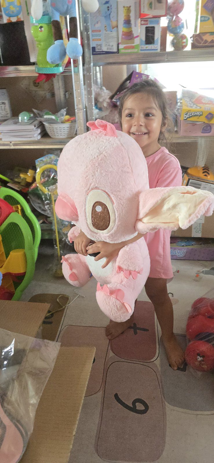 Плюшена играчка Stitch и Angel 60 см - Image 3