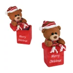 Плюшено мече „Merry Christmas“ в кутия