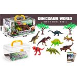 Комплект динозаври 8 броя в куфар Dinosaur World