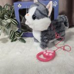 Интерактивно ходещо коте с каишка