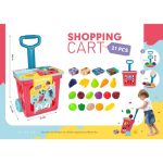 Детска пазарска кошница за бутане с храни – Shopping Cart