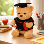 Плюшено мече за дипломиране 24 см