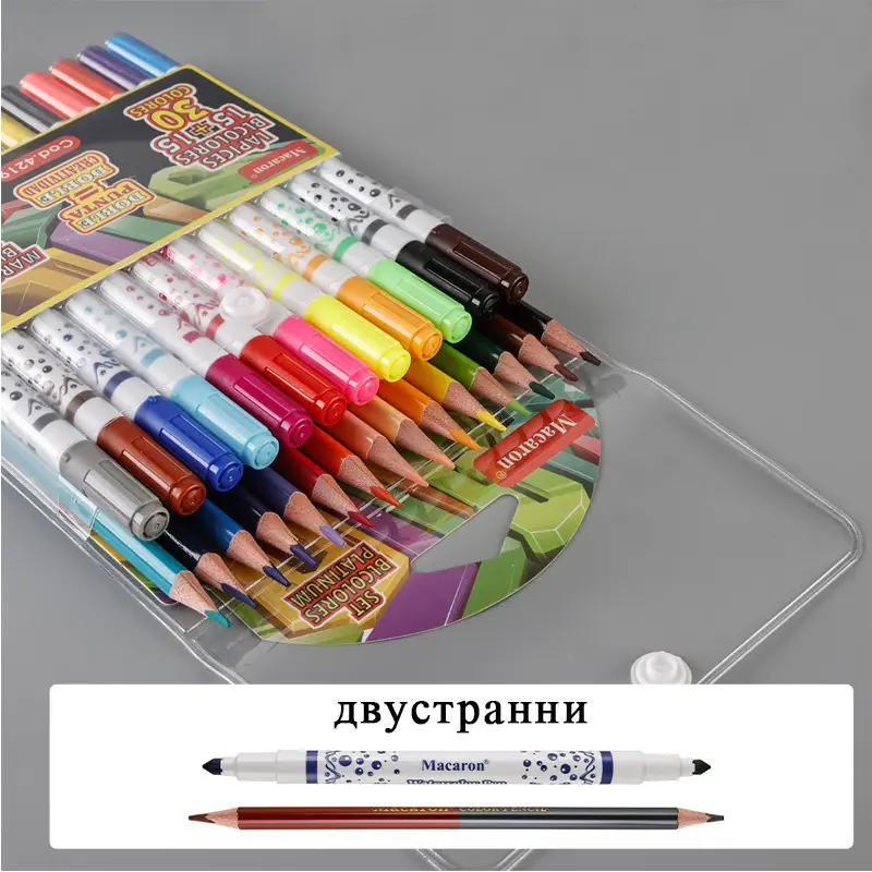Творчески комплект двустранни маркери и моливи 54 цвята е практично и интелигентно решение за родители, които търсят къде да купя комплект за рисуване за дете. Този творчески комплект двустранни маркери и моливи 54 цвята съчетава максимално разнообразие от цветове в компактна кутия – идеален за училище, занимания у дома и творчески проекти. С този комплект детето разполага с общо 54 цвята, събрани в удобен формат. Това го прави прекрасна детска играчка и чудесен избор за подарък за рожден ден, Коледа или изненада за 6, 7, 8+ годишно дете. 🎨 Защо този комплект за рисуване с 54 цвята е идеален избор Ако търсите „най-добър комплект за рисуване за дете“ или „къде да купя детски арт комплект онлайн“, този продукт е точният избор. ✔️ двустранни моливи – 30 цвята в 15 броя ✔️ двустранни флумастери – 24 цвята ✔️ спестява място в несесера ✔️ идеален за училище и вкъщи 👉 Това е комплект, който реално се използва всеки ден 🧠 Ползи за детето С този творчески комплект двустранни маркери и моливи 54 цвята детето: ✔️ развива въображение и креативност ✔️ упражнява фината моторика ✔️ учи се да комбинира цветове ✔️ прекарва време далеч от екрани Играчките не правят децата по-послушни, но им дават пространство да мислят, да създават и да се развиват. ⭐ Отзиви от доволни клиенти ★★★★★ Мария Георгиева – София, дете на 7 г. „Много удобен комплект за рисуване, страхотни цветове и компактна кутия.“ ★★★★★ Петър Димитров – Пловдив „Перфектен за училище, детето го носи всеки ден.“ ★★★★★ Елена Стоянова – Варна „Идеален подарък за дете – много цветове и добро качество.“ 📦 Технически характеристики 📌 Продукт: Творчески комплект двустранни маркери и моливи 📌 Цветове: 54 общо 📌 Съдържание: 15 двустранни молива (30 цвята) 12 двустранни флумастера (24 цвята) 📌 Размер на кутията: 20 x 14 x 2 см 📌 Материал: дърво, мастило на водна основа 📌 Възраст: 6+ години 🛍️ Онлайн магазин Мама&Бебе Онлайн магазин Мама&Бебе предлага богато разнообразие от детски играчки, творчески комплекти и подаръци за всякакви поводи. 👉 https://shopmamabebe.eu 👉 https://www.facebook.com/mamaandbabystore 📞 0896944003 📦 Повече за доставка с Еконт: https://www.econt.com 👇 Натисни и добави в количката – практичен избор за всяко дете! ❓ Често задавани въпроси Подходящ ли е за училище? Да – идеален е за ученици, заради компактния размер и многото цветове. Има ли достатъчно цветове? Да – 54 цвята са напълно достатъчни за всякакви рисунки. За каква възраст е? Подходящ за деца над 6 години. Ако търсите изгоден комплект за рисуване за деца, който съчетава много цветове, удобство и практичност – творчески комплект двустранни маркери и моливи 54 цвята е точният избор. В сравнение с други комплекти, които заемат повече място и струват повече, тук получавате двойно повече цветове в компактна кутия – идеален за училище, вкъщи и пътуване. Такива комплекти с много цветове са предпочитани от родители, защото дават повече възможности за творчество на по-добра цена . 👉 Това е продукт с реална стойност: ✔️ спестява място в несесера ✔️ спестява пари (2 в 1 решение) ✔️ използва се всеки ден ✔️ идеален подарък за дете Ако се чудите къде да купя комплект за рисуване онлайн, това е един от най-практичните и търсени варианти за родители, които искат качество и удобство в едно. 👉 Виж още рисувателни игри и комплекти тук: 🔗 https://shopmamabebe.eu/produkt-kategoriya/%d1%80%d0%b8%d1%81%d1%83%d0%b2%d0%b0%d1%82%d0%b5%d0%bb%d0%bd%d0%b8-%d0%b8%d0%b3%d1%80%d0%b8/ 👇 Разгледай и избери – ще намериш още идеи за подарък и творчество!