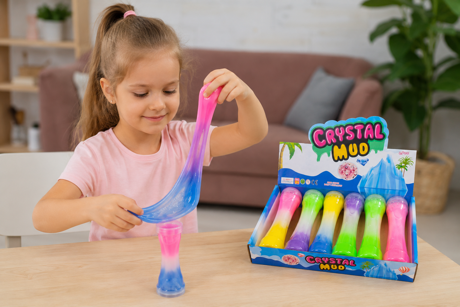 Crystal Mud Желе Слайм в Туба Crystal Mud Желе Слайм в Туба – цветно разтегливо желе за забавни детски игри Този шарен и мек Crystal Mud Желе Слайм в Туба е една от най-любимите антистрес и забавни играчки за деца. Малчуганите обожават да разтягат, мачкат и играят с цветното желе, защото е приятно на допир, еластично и много интересно за игра. Това не е просто „глупост“, както често смятат възрастните. Всъщност този детски слайм в туба подпомага: фината моторика координацията успокояването сетивното развитие концентрацията въображението Сега, когато наближава 1 юни – Денят на детето, този Crystal Mud Желе Слайм в Туба е чудесен избор за: подарък за деца в детска градина малка награда изненада за рожден ден подарък за момче или момиче забавна игра у дома Защо децата обожават желе слайм Децата обичат: цветните играчки разтегливите текстури меките антистрес играчки интересните форми игрите с ръце Този желе слайм за деца може: да се разтяга да се мачка да се усуква да се оформя да се играе с часове Много деца използват слайма и като антистрес играчка, защото движението с ръцете ги успокоява и отпуска. 👇 Натисни линка и добави в количката – децата трудно спират да играят с него. Идеален подарък за детска градина и 1 юни Ако търсите: „евтин подарък за деца“ „подарък за детска градина“ „желе слайм за момче“ „цветен слайм за момиче“ „антистрес играчка за деца“ „малък подарък за 1 юни“ този Crystal Mud слайм е отличен избор. Подходящ за: подарък за 3 годишно дете подарък за 4 годишно дете подарък за 5 годишно дете подарък за 6 годишно дете Ползи за детето Този разтеглив слайм в туба подпомага: сензорното развитие фината моторика творческите игри отпускането концентрацията игрите без екран Играчките не правят децата ни по-послушни, но им дават пространство да изследват, играят и развиват въображението си. Технически данни Продукт: Crystal Mud Желе Слайм в Туба Модел: 16133 Размер: 19 см. Опаковка: 6 бр. в кутия Тип: желе слайм антистрес играчка Подходящ за: момчета момичета Цветове: различни цветни комбинации Отзиви от доволни клиенти ★★★★★ Мария Георгиева – гр. София „Много хубаво желе слайм. Децата в детската градина много му се радваха.“ ★★★★★ Елена Петрова – гр. Варна „Купихме ги за подаръци за 1 юни и станаха голям хит.“ ★★★★★ Гергана Иванова – гр. Пловдив „Мек, цветен и приятен за игра. Детето постоянно си играе с него.“ Онлайн магазин Мама&Бебе Онлайн магазин Мама&Бебе предлага: детски играчки слайм и антистрес играчки подаръци за 1 юни играчки за детска градина образователни и забавни игри подаръци за момчета и момичета Купи лесно и бързо от: https://shopmamabebe.eu/ Facebook: https://www.facebook.com/mamaandbabystore Телефон: 0896944003 📦 Повече за условията на доставка с Еконт: 🔗 https://www.econt.com Често задавани въпроси Как се играе със слайма? Детето може да го разтяга, мачка, оформя и играе свободно с него. Защо децата харесват желе слайм? Защото е мек, цветен, еластичен и много приятен на допир. Подходящ ли е за подарък за 1 юни? Да, това е чудесен малък подарък за деца в детска градина или училище. Все повече родители избират желе слайм играчки, защото съчетават забавление, антистрес ефект и развитие на фината моторика. Децата обожават да разтягат, мачкат и оформят цветното желе, а това подпомага концентрацията и сензорното развитие. Този Crystal Mud Желе Слайм в Туба е чудесен избор за: „подарък за детска градина“ „слайм за деца“ „антистрес играчка“ „малък подарък за 1 юни“ „цветно желе за игра“ Благодарим Ви, че избрахте Онлайн магазин Мама&Бебе! Очакваме Вашите поръчки и сме тук, за да помогнем да откриете най-забавните и любими играчки за Вашето дете.
