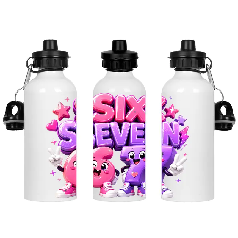 Метална Бутилка Six Seven 600 мл с Две Капачки - Image 2