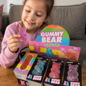 Скуиши Gummy Bear Антистрес Играчка Slow Rising