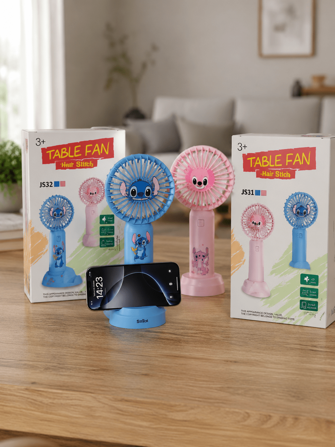 Детски USB Вентилатор Stitch със Стойка за Телефон Практичен и сладък Детски USB Вентилатор Stitch със Стойка за Телефон Този очарователен Детски USB Вентилатор Stitch със Стойка за Телефон е перфектната комбинация между полезен летен аксесоар и любима детска играчка. Със своя модерен дизайн, вдъхновен от популярните герои Stitch и Angel, той впечатлява децата още от първия поглед. Моделът е създаден специално за удобство през топлите летни дни. Освен че охлажда приятно, той разполага и с удобна стойка за телефон, което го прави идеален за гледане на детски клипчета, игри, пътуване или използване на бюро. Това е чудесен избор за: подарък за 3-годишно дете подарък за 4-годишно дете подарък за 5-годишно дете подарък за 6-годишно дете подарък за 1 юни – Деня на детето подарък за рожден ден коледен подарък изненада за момиче или момче Защо да изберете мини USB вентилатор Stitch? Родителите търсят продукти, които са едновременно практични и интересни за децата. Именно затова този детски USB охладител със стойка за телефон е сред най-търсените летни аксесоари. Докато детето гледа любими анимации или играе, устройството: осигурява прохлада държи телефона стабилно създава комфорт в горещите дни е удобно за носене навсякъде Компактният размер позволява лесно поставяне в раница, чанта или на бюро. Stitch и Angel – любимите герои на децата Синият вариант Stitch е предпочитан от децата, които обичат забавните Disney герои, а розовият Angel впечатлява с нежен и красив дизайн. Тези модели са модерни детски аксесоари, които комбинират стил, удобство и практичност. Ползи за детето от детски вентилатор със стойка за телефон Използването на този USB вентилатор за деца помага за: по-комфортни летни разходки приятно пътуване удобство при гледане на клипчета самостоятелно използване забавление и настроение Това е прекрасна детска играчка и полезен летен аксесоар за всяко дете. Технически характеристики на детски USB вентилатор Stitch Тип: USB вентилатор със стойка за телефон Дизайн: Stitch и Angel Материал: ABS пластмаса Захранване: USB Компактен размер Лесен за пренасяне Подходящ за бюро, разходка и пътуване Цветове: син и розов Подходящ за деца 3+ години Отзиви от доволни клиенти ★★★★★ Мария Иванова – гр. София „Страхотен детски USB вентилатор. Дъщеря ми много хареса розовия Angel и постоянно го използва.“ ★★★★★ Десислава Петрова – гр. Варна „Много удобна стойка за телефон и идеален за лятото. Stitch моделът е любим на сина ми.“ ★★★★★ Ивелина Георгиева – с. Труд „Прекрасен подарък за Деня на детето. Детето беше изключително щастливо.“ Перфектен подарък за 1 юни и летните дни Ако търсите оригинален подарък за дете, този Детски USB Вентилатор Stitch със Стойка за Телефон е чудесен избор. Той комбинира: практичност модерен дизайн удобство любими герои летен комфорт Защо да поръчате от Онлайн магазин Мама&Бебе? В Онлайн магазин Мама&Бебе ще откриете модерни детски играчки, летни аксесоари и подаръци за деца на отлични цени. Сайт: https://shopmamabebe.eu/ Facebook: https://www.facebook.com/mamaandbabystore Поръчки: 0896944003 🚚 Доставка и сигурност от Мама&Бебе Доставка чрез Еконт за 1–3 работни дни Преглед и тест преди плащане Сигурни методи за плащане 📦 Повече за условията на доставка с Еконт можете да откриете тук: 🔗 https://www.econt.com Поръчайте още сега този красив Детски USB Вентилатор Stitch със Стойка за Телефон и подарете прохлада, удобство и усмивки на Вашето дете. Благодарим Ви, че избирате Онлайн магазин Мама&Бебе! Търсите детски USB вентилатор Stitch със стойка за телефон, който да бъде едновременно практичен, модерен и любим аксесоар за Вашето дете? Този сладък мини USB вентилатор за деца е сред най-търсените летни продукти за момичета и момчета. Подходящ е за разходка, море, пътуване, бюро или гледане на клипчета. Любимите герои Stitch и Angel превръщат този детски вентилатор със стойка за телефон в перфектен подарък за 1 юни, рожден ден или изненада за дете. Родителите често избират този USB вентилатор за бюро и пътуване, защото е компактен, удобен и лесен за използване. Ако търсите идея за подарък за 3-годишно дете, подарък за 4-годишно дете, подарък за 5-годишно дете или подарък за 6-годишно дете, този модел е чудесен избор. Поръчайте още сега този модерен детски Stitch вентилатор и осигурете прохлада и усмивки през летните дни.