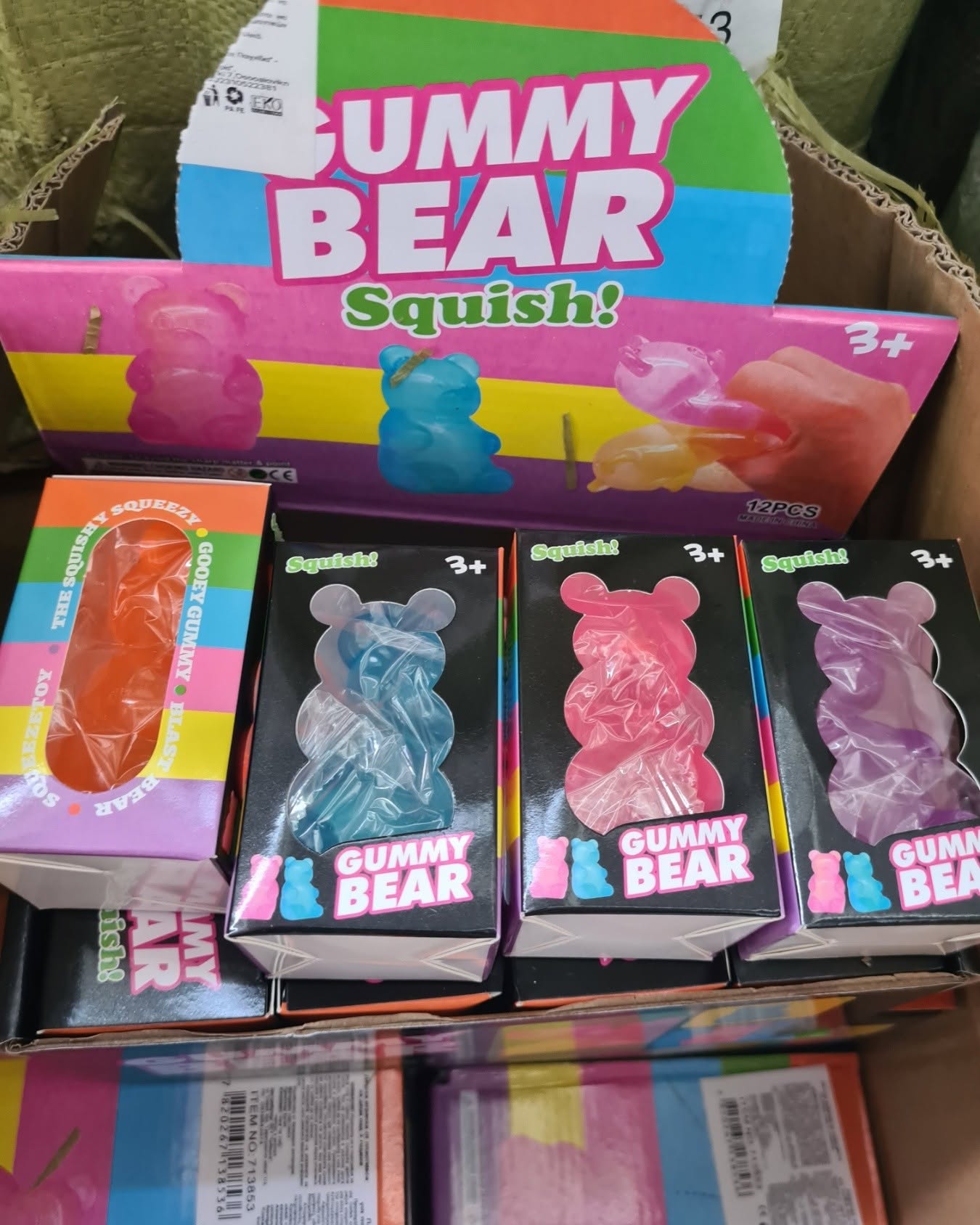 Скуиши Gummy Bear Антистрес Играчка Slow Rising - Image 2