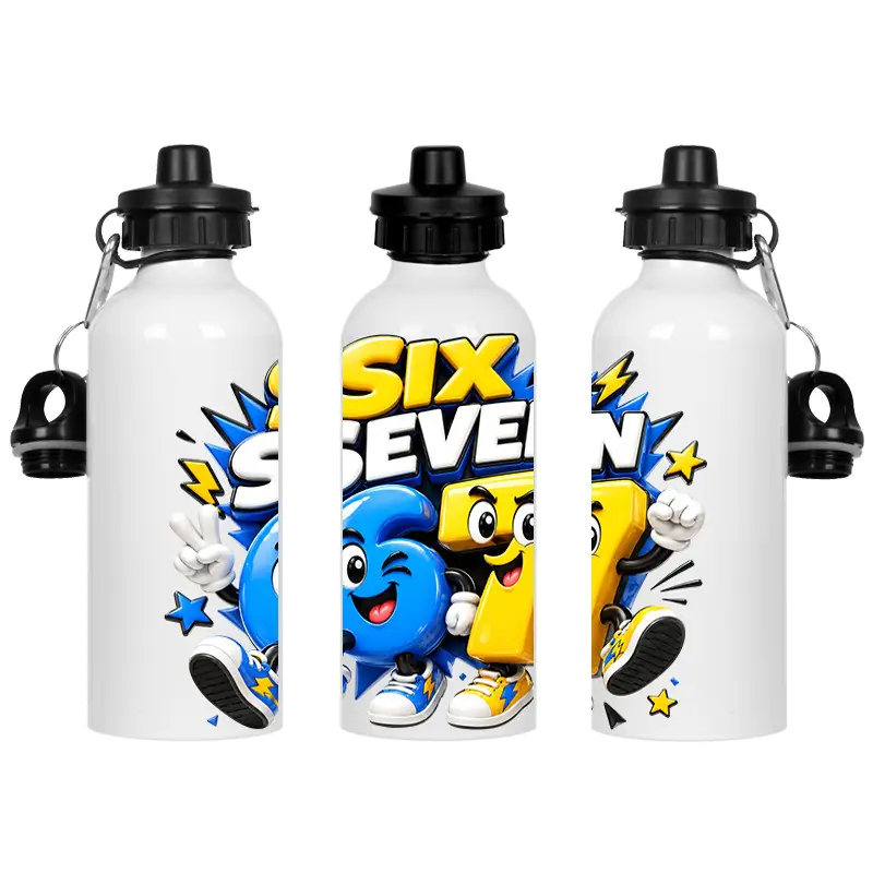 Метална Бутилка Six Seven 600 мл с Две Капачки - Image 3