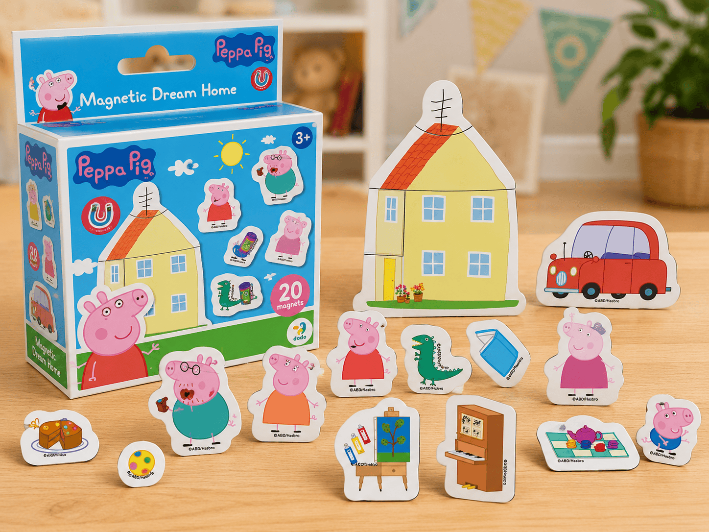 Peppa Pig Магнитна игра Magnetic Dream Home 20 части - Image 2
