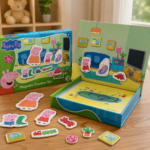 Peppa Pig Магнитна дъска с 26 магнитни елемента Dodo