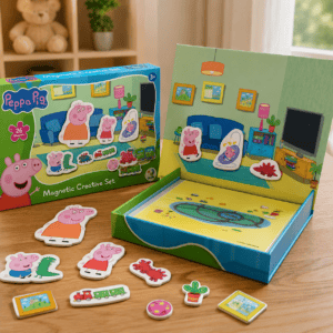 Peppa Pig Магнитна дъска с 26 магнитни елемента Dodo