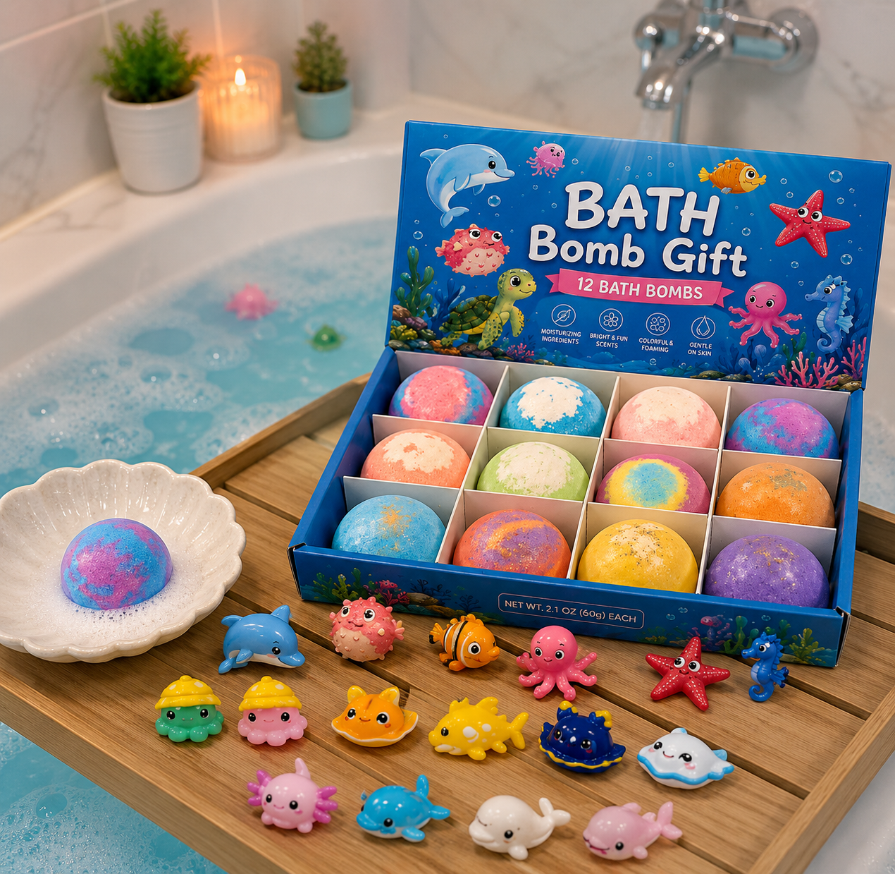 Бомбичка за баня Bath Bomb с играчка изненада - Image 2