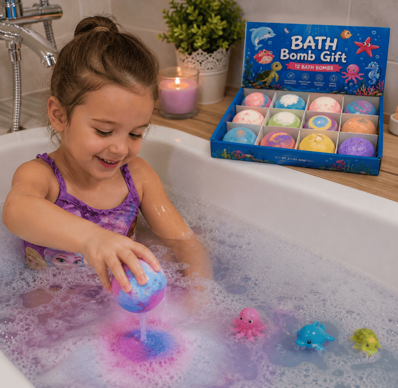Бомбичка за баня Bath Bomb с играчка изненада - Image 3