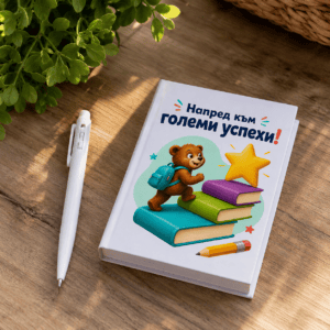 Тефтерче с химикал – Училищен подарък