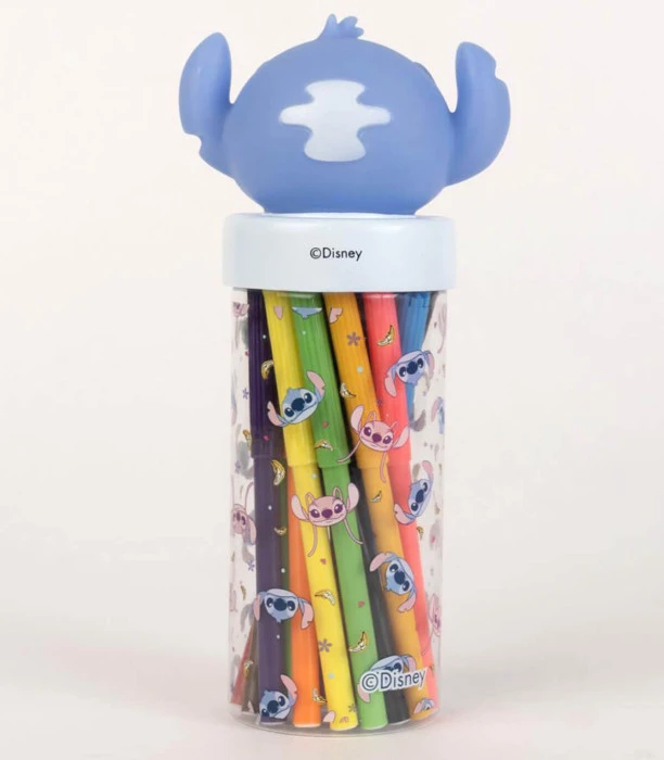 Флумастери Stitch 18 цвята в буркан Cerda - Image 3