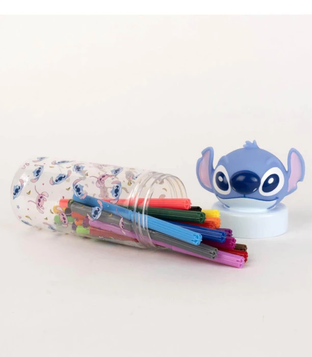 Флумастери Stitch 18 цвята в буркан Cerda - Image 5