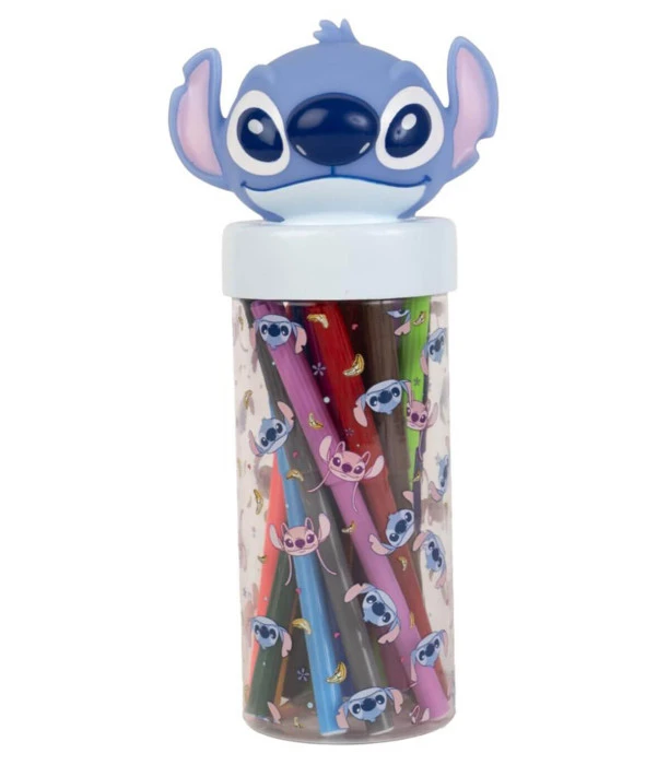 Флумастери Stitch 18 цвята в буркан Cerda Флумастери Stitch 18 цвята в буркан Cerda са цветен и практичен комплект за рисуване, оцветяване и творчески занимания с любимия Стич. Комплектът включва 18 различни цвята, събрани в удобен буркан, който помага флумастерите да останат организирани след приключване на рисуването. Това е чудесен избор за деца, които обичат Stitch / Стич, рисуването и създаването на собствени цветни картини. Флумастери Stitch могат да се използват у дома, в училище, занималнята или за различни творчески проекти. А с наближаването на 15 септември 2026 комплектът е и практично допълнение към покупките за новата учебна година 2026/2027. Ако детето ви е фен на Стич, защо обикновените ученически принадлежности да не бъдат с любимия му герой? Флумастери Стич 18 цвята за училище и 15 септември Подготовката за училище започва още през лятото. Раница, несесер, тетрадки, моливи, блок за рисуване – и, разбира се, цветни флумастери за училище. С 18 цвята детето получава разнообразие за рисуване, оцветяване и творчески задачи. А дизайнът със Стич превръща едно необходимо ученическо пособие в аксесоар, който детето може да използва с още по-голямо желание. Практичният буркан е допълнителен плюс – след приключване на рисуването флумастерите могат да бъдат прибрани отново на едно място. Подготвяте списъка за 15 септември? Добавете флумастерите Stitch и отметнете още една необходима покупка. Stitch флумастери – любим герой и 18 цвята за творчество Флумастери Stitch 18 цвята в буркан Cerda съчетават практичността на комплект за рисуване с атрактивна тема, харесвана от много деца. 18-те различни цвята дават свобода за създаване на цветни рисунки, оцветяване и детски проекти. Детето може да експериментира с различни цветови комбинации и да създава свои собствени идеи. Комплектът е подходящ за: рисуване и оцветяване; творчески занимания у дома; училище и занималня; подготовка за 15 септември; новата учебна година 2026/2027; малка изненада за фен на Stitch; подарък за рожден ден; допълнение към ученически комплект със Стич. Ако Стич е сред любимите герои на детето, този комплект заслужава място на бюрото му. Ползи от рисуването с цветни флумастери Рисуването е много повече от забавление. То дава възможност на детето да изразява собствените си идеи и да експериментира свободно с форми и цветове. Работата с флумастери за рисуване подпомага упражненията за фина моторика, координация око-ръка, концентрация и творческо мислене. Рисуването е и чудесна идея за спокойно занимание без екран. Детето избира цветовете, създава своя рисунка и вижда непосредствения резултат от собствената си работа. Играчките и творческите материали не правят децата ни по-послушни, но им дават пространство да бъдат себе си, да създават, да експериментират и да развиват въображението си. Буркан с флумастери Stitch – практично съхранение след рисуване Предимството на този комплект не са само 18-те цвята. Бурканът с флумастери Stitch е практичен и за самото съхранение. След рисуване детето може да прибере флумастерите обратно на едно място. Това помага за по-подредено детско бюро и постепенно насърчава навика детето само да се грижи за принадлежностите си. А тематичният дизайн със Стич прави комплекта още по-привлекателен за малките почитатели на героя. Технически характеристики на флумастери Стич Cerda Продукт: флумастери в буркан Брой цветове: 18 Марка: Cerda Тема/герой: Stitch / Стич Опаковка: буркан Предназначение: рисуване, оцветяване и творчески занимания Подходящ за: момичета и момчета Код: 66721 EAN: 8445484297577 Доставка на модела: август 2026 г. Защо да купите флумастери Stitch за новата учебна година? Сега е лято 2026, но 15 септември наближава. Постепенното купуване на необходимите ученически принадлежности спестява търсенето на всичко в последния момент. Флумастери Stitch 18 цвята в буркан Cerda са особено подходящи, ако детето харесва Стич и искате да комбинирате практичните ученически пособия с любим герой. Комплектът предлага 18 цвята, практично съхранение в буркан и разнообразни възможности за рисуване. Комбинирайте го с блок за рисуване, скицник, несесер и други ученически принадлежности и постепенно подгответе всичко необходимо за първия учебен ден. Къде да купя флумастери Stitch онлайн? Ако търсите къде да купя флумастери Stitch онлайн, флумастери Стич 18 цвята, ученически принадлежности Stitch или флумастери за 15 септември, можете да поръчате лесно от Онлайн магазин Мама&Бебе. В shopmamabebe.eu ще откриете разнообразие от детски играчки онлайн, ученически принадлежности, творчески комплекти, образователни продукти и идеи за подаръци за момичета и момчета. Добавете флумастерите Stitch в количката сега и бъдете една покупка по-близо до готовия списък за 15 септември. отзиви за флумастери Stitch 18 цвята ★★★★★ „Търсехме флумастери Stitch за училище, защото дъщеря ми много харесва Стич. Комплектът с 18 цвята е чудесна идея за подготовката за 15 септември.“ — Мария, Пловдив, дете на 8 г. – примерен отзив ★★★★★ „Хареса ми идеята флумастерите да са в буркан, защото могат да се прибират на едно място. Детето ми веднага избра флумастерите Стич за рисуване.“ — Десислава, София, дете на 7 г. – примерен отзив ★★★★★ „Търсехме ученически принадлежности Stitch онлайн и тези 18 цветни флумастера са приятно допълнение към нещата за училище.“ — Николета, Варна, дете на 9 г. – примерен отзив Често задавани въпроси за флумастери Stitch Колко цвята съдържа комплектът? Комплектът флумастери Stitch съдържа 18 цвята за разнообразни рисунки, оцветяване и творчески занимания. Как са опаковани флумастерите? Флумастерите са събрани в практичен буркан, който може да се използва за тяхното съхранение. Подходящи ли са за 15 септември? Да. Комплектът е практично допълнение към ученическите принадлежности за 15 септември и учебната 2026/2027 година. За момичета или момчета са? Според предоставената продуктова информация моделът е предназначен за момичета и момчета. Подходящи ли са за подарък? Да. Флумастери Стич 18 цвята са приятна малка изненада за дете, което харесва Stitch, както и практичен подарък за рожден ден или начало на учебната година. Какво развива рисуването при детето? Рисуването подпомага упражненията за фина моторика, координация, концентрация, въображение и творческо изразяване. Онлайн магазин Мама&Бебе – ученически принадлежности и детски играчки онлайн Онлайн магазин Мама&Бебе предлага разнообразие от детски играчки онлайн, ученически принадлежности, творчески комплекти, образователни продукти и подаръци за деца. С наближаването на 15 септември 2026 е точният момент да започнете подготовката за училище. Изберете необходимите ученически пособия навреме и посрещнете новата учебна година 2026/2027 подготвени. Купете лесно и бързо от shopmamabebe.eu – мястото за детски играчки, ученически принадлежности и интересни предложения за деца. Facebook: Онлайн магазин Мама&Бебе – mamaandbabystore Телефон за поръчки и въпроси: 0896944003 Очакваме Вашите поръчки и сме тук, за да Ви помогнем с всичко необходимо. Благодарим Ви, че избирате Онлайн магазин Мама&Бебе!