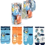 Детски чорапи Bluey и Bingo 23–30 – 4 чифта Cerda