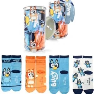 Детски чорапи Bluey и Bingo 23–30 – 4 чифта Cerda