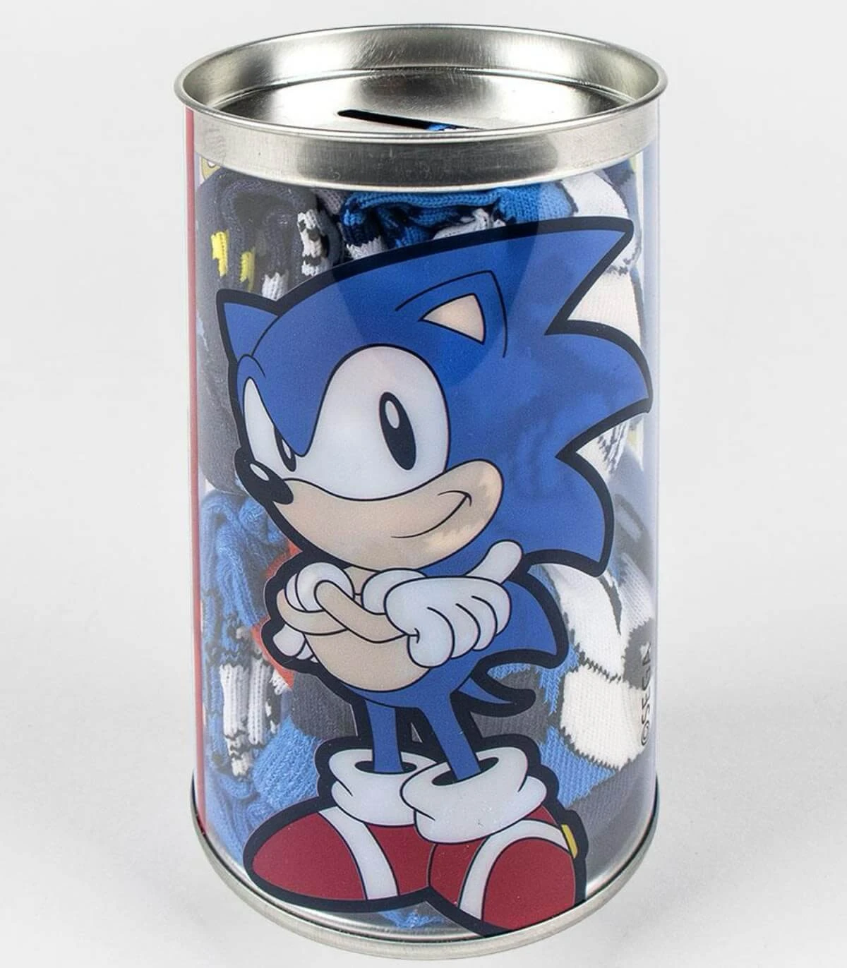Детски чорапи Sonic 27–38 – 4 чифта в буркан Cerda - Image 3