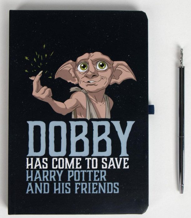 Тефтер Harry Potter Dobby с химикал и чорапи Cerda - Image 5
