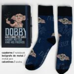 Тефтер Harry Potter Dobby с химикал и чорапи Cerda