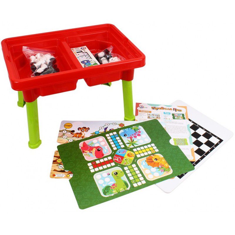 Детска маса за игри Technok Toys 7 в 1 с шах и табла - Image 3