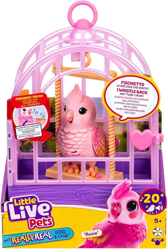 Интерактивно пиле в клетка Little Live Pets – Indie и Rosie - Image 4