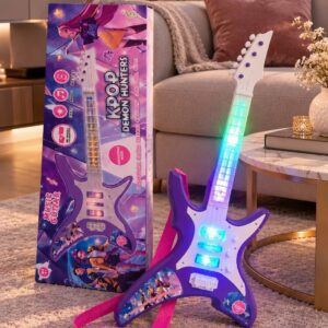 K-Pop Demon Hunters – Музикална рок китара със светлини 61 см