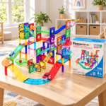 PicassoTiles – магнитна писта за топчета 108 части