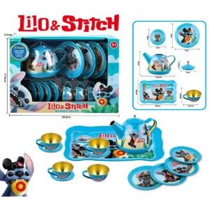 Детски алуминиев чаен сервиз Stitch 15 части