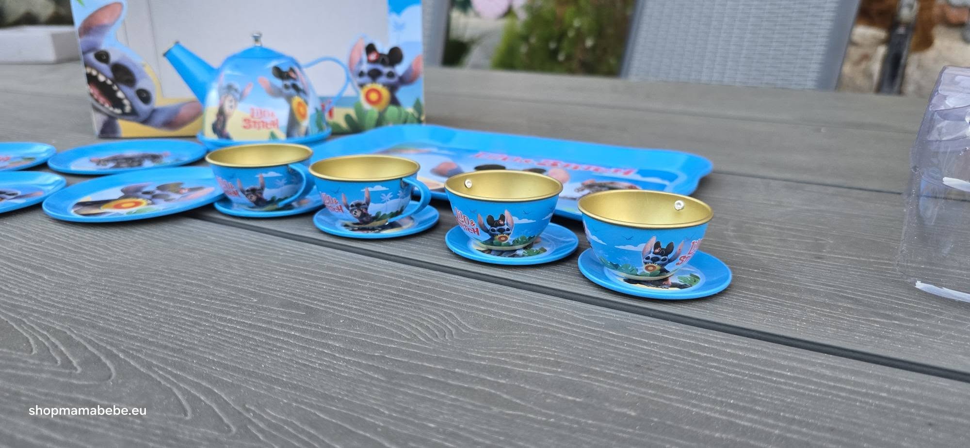 Детски алуминиев чаен сервиз Stitch 15 части - Image 4